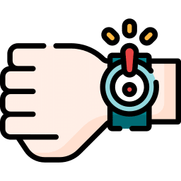 hand with watch